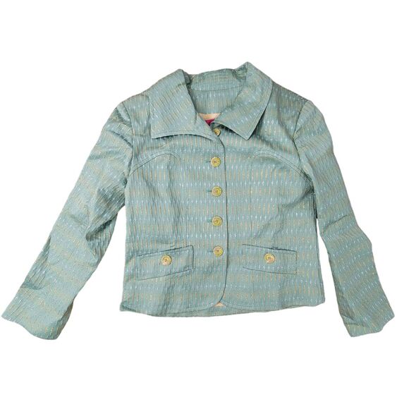 Christian Lacroix Vintage Jacket Blazer Silk 42 Diamond Embroidered Art Womens - Picture 1 of 7